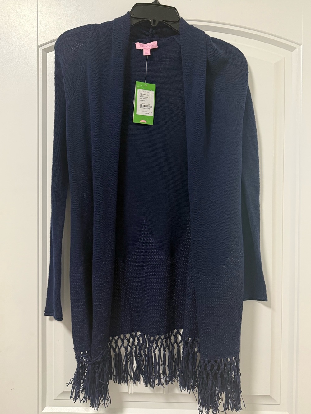 Lilly Pulitzer Tatum Long Fringe Hem Cardigan
